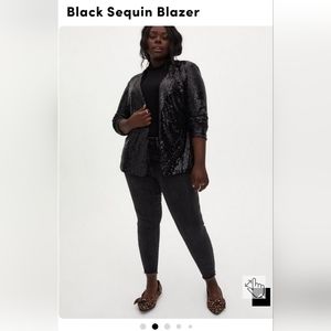 Torrid Sequin Blazer Size 0